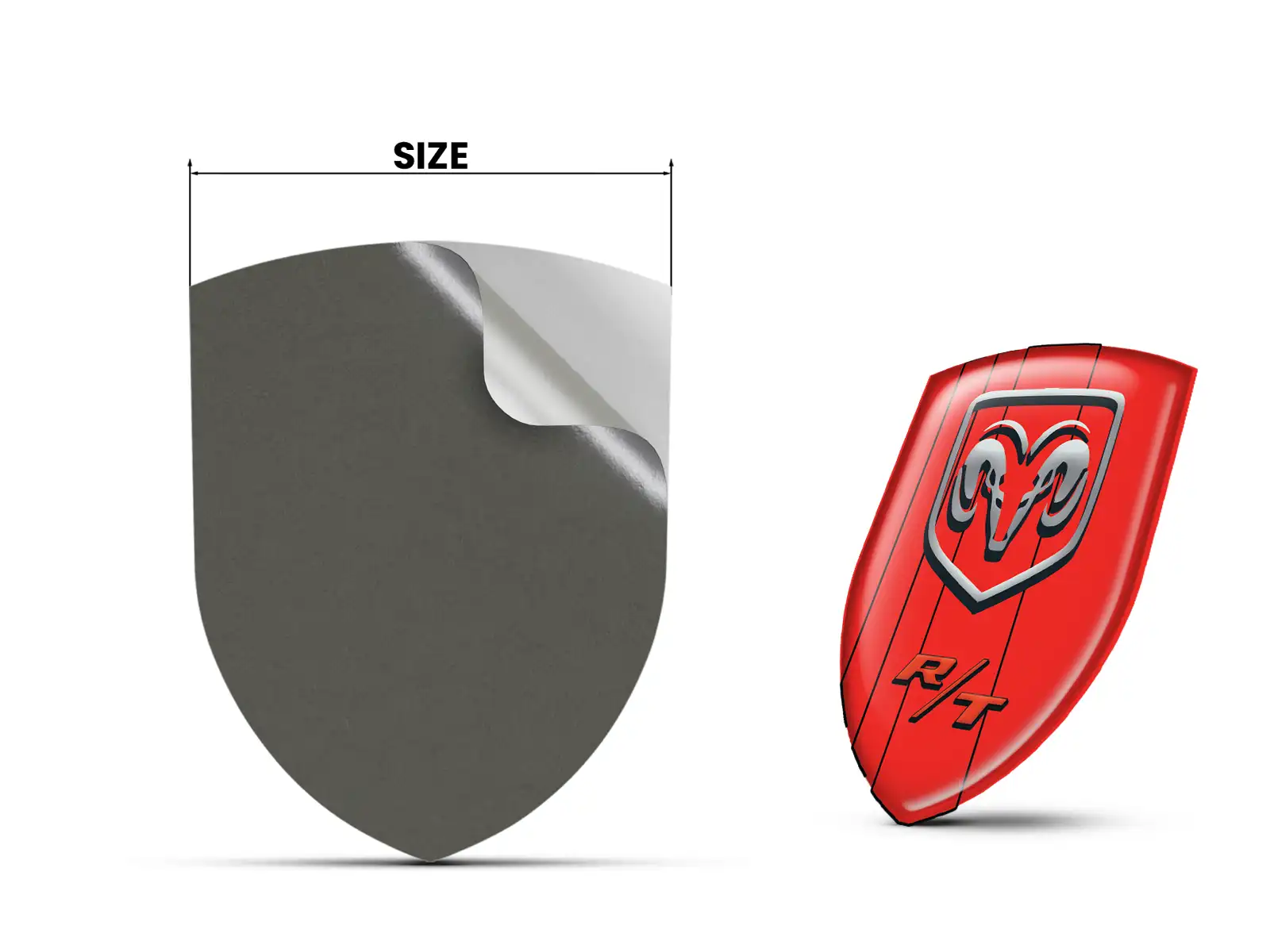 Dodge Bannersticker Auto Max Robust Modern Pro Stil